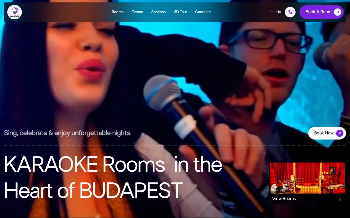 BB Rooms website preview