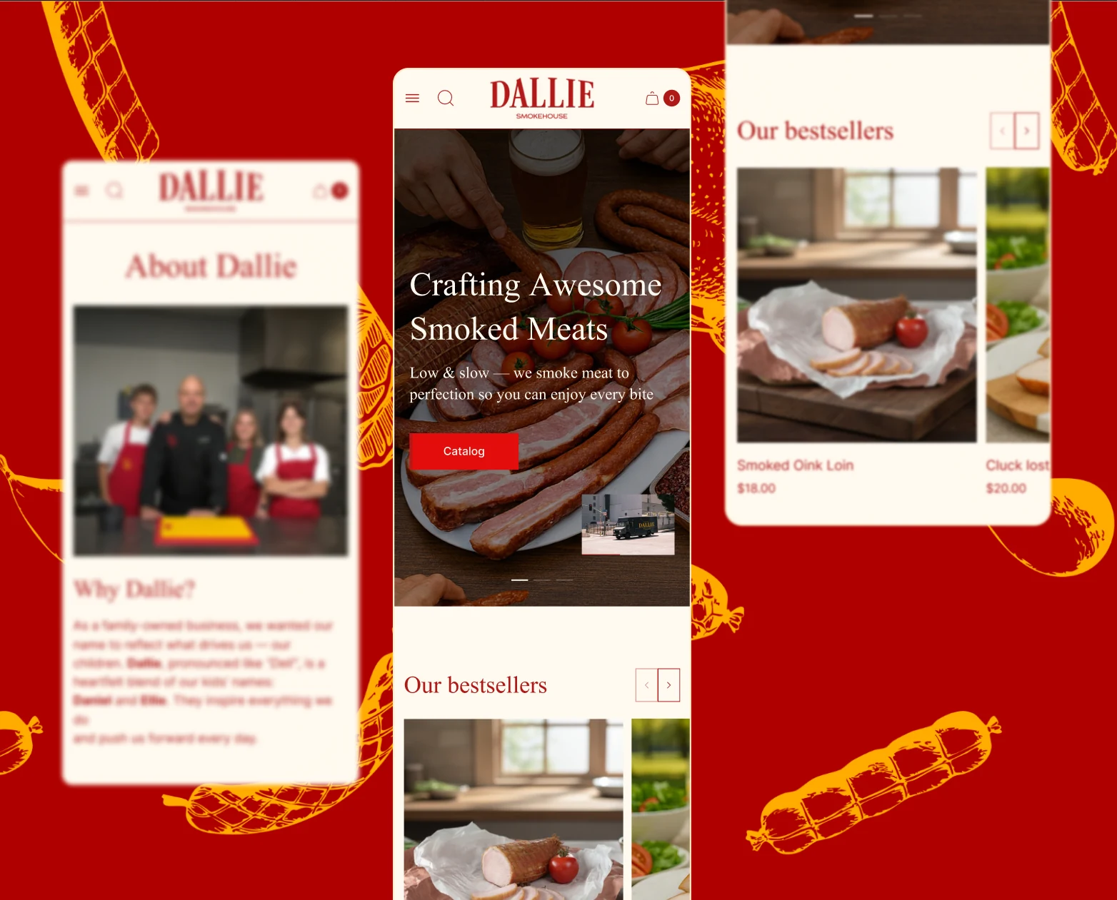 Dallie Smokehouse, project preview