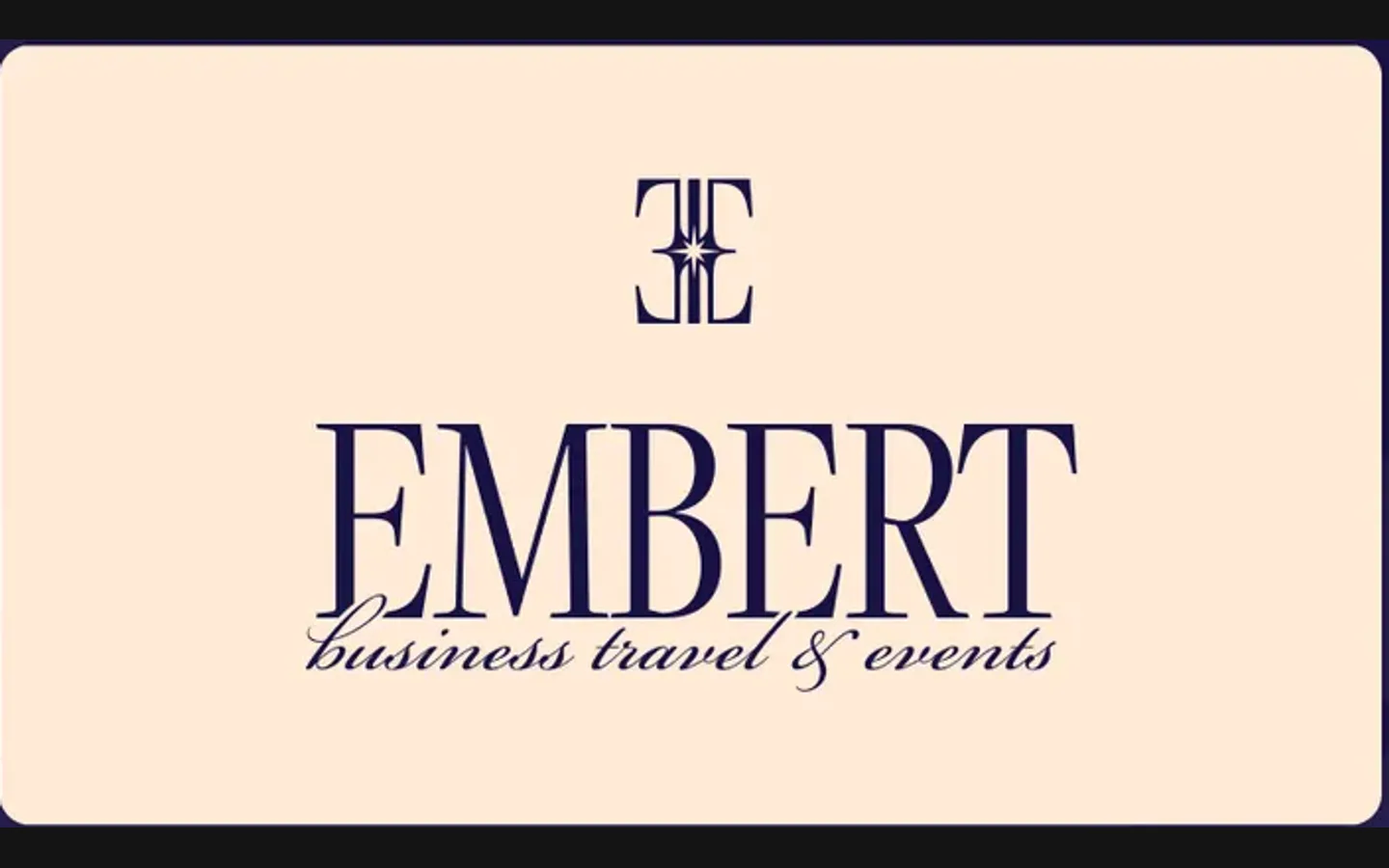 Embert monogram and wordmark