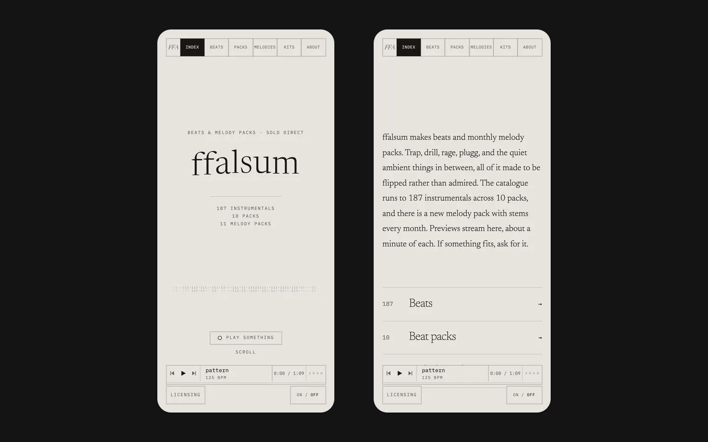 ffalsum on a phone