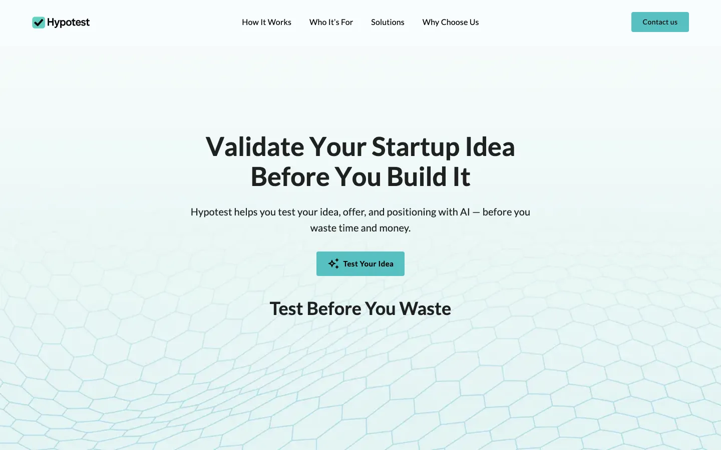 Hypotest: project preview