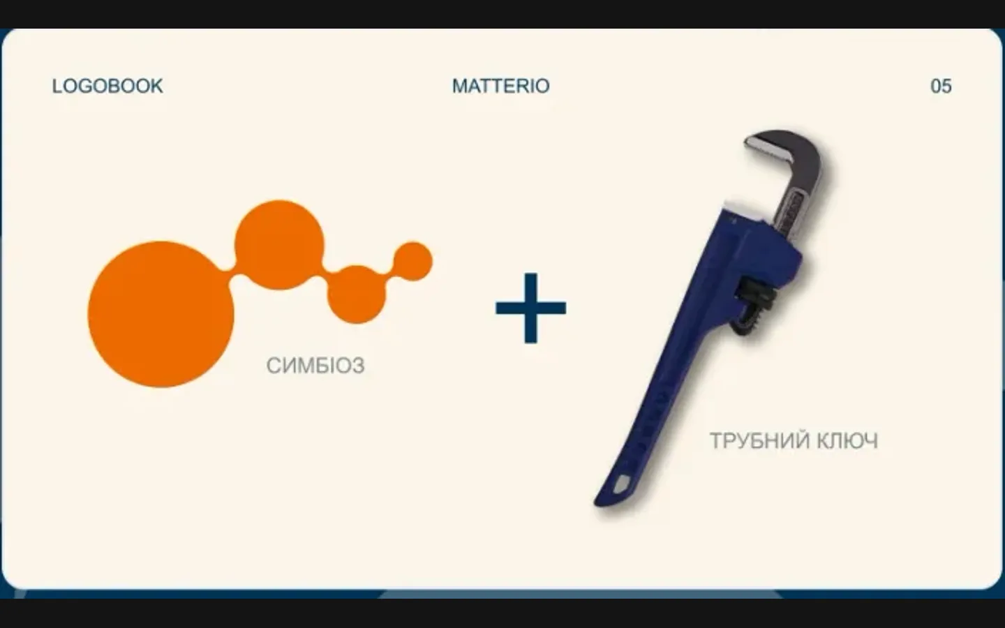 Символ Matterio: молекула и газовый ключ