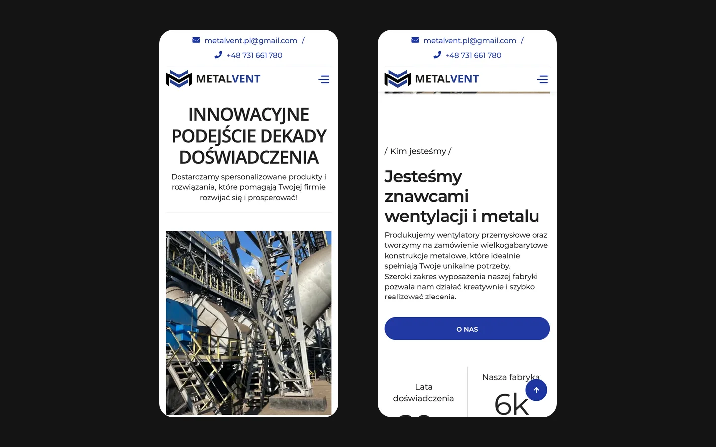 MetalVent on a phone