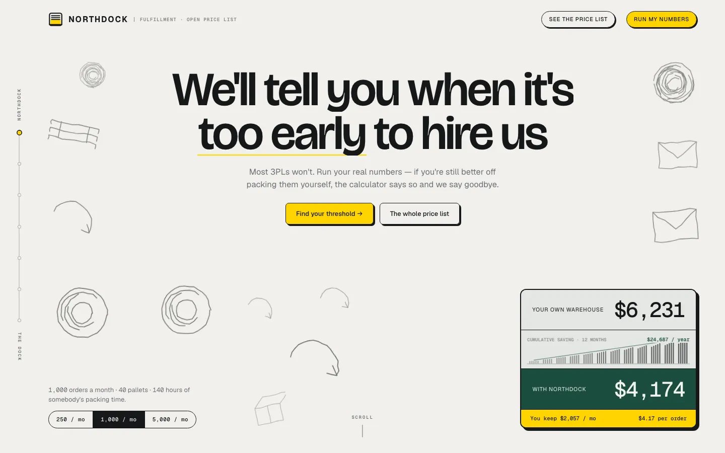 NORTHDOCK website