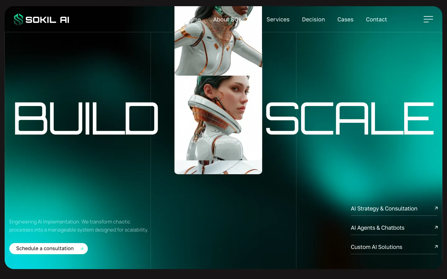 Sokil AI website