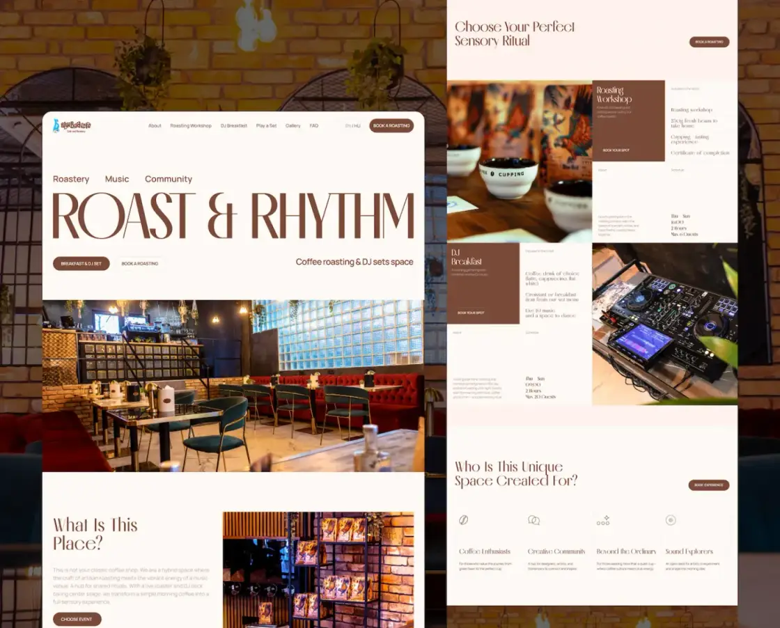 BlueBird Cafe — Gastronomia · DJ café