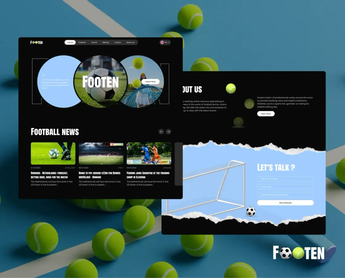 Footen — Sport · Marka i web