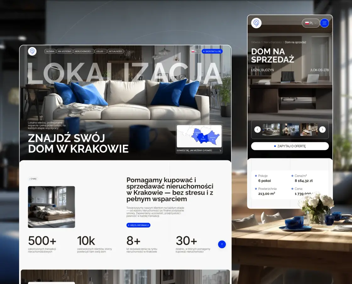 Lokalizacja — Nieruchomości · Kraków