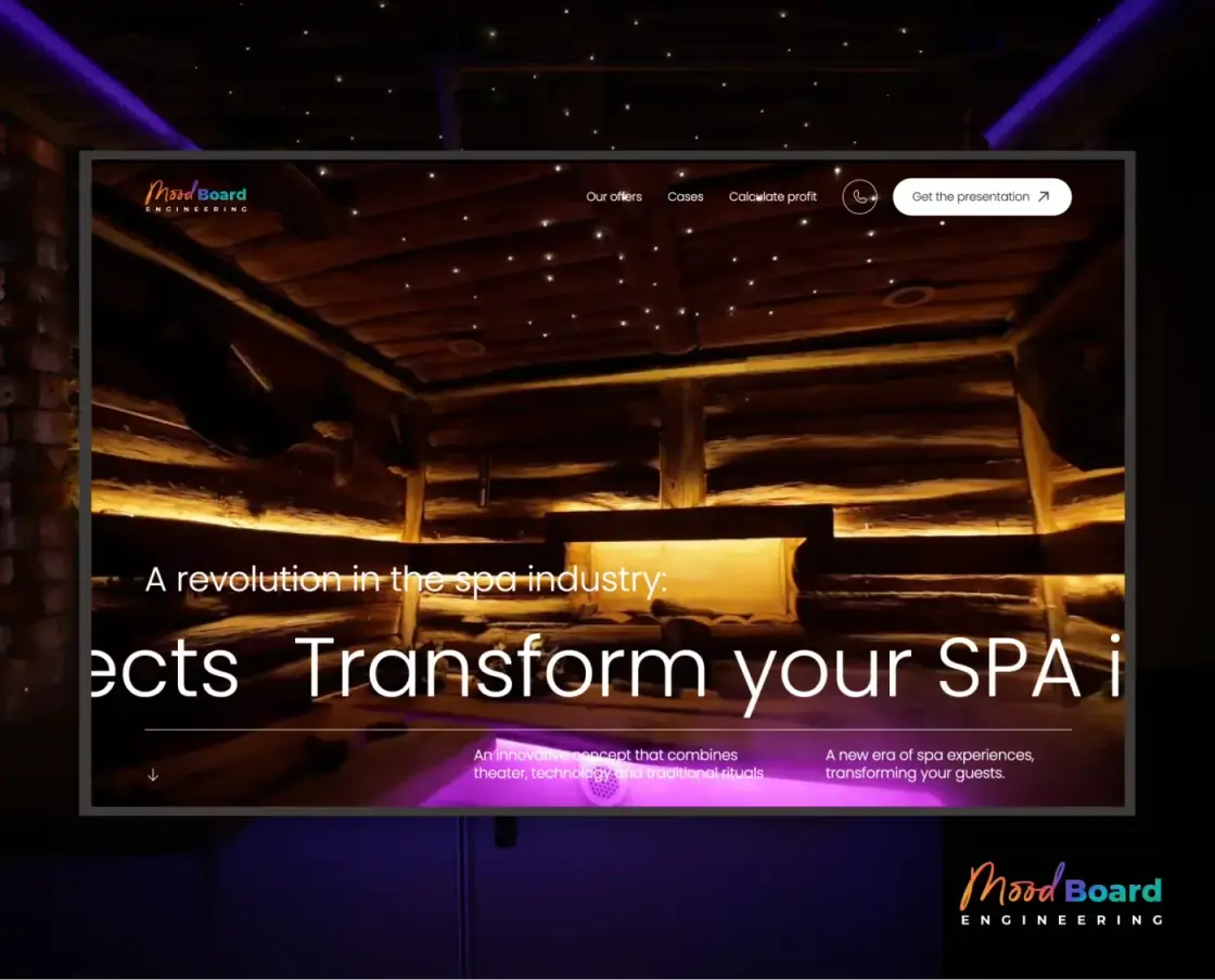 Mood Board — Wellness · Technologie spa